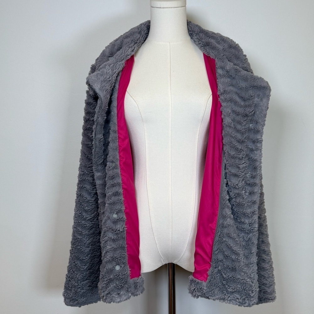 Patagonia ‘Pelage’ Soft Cozy Jacket Asymmetrical Collar Women’s Size Large - Picture 10 of 12